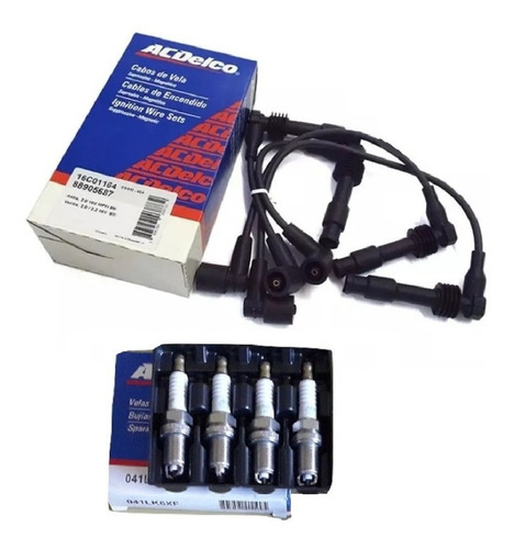 Kit Juego Cables Y Bujias Chevrolet Zafira 2.0 16v Acdelco