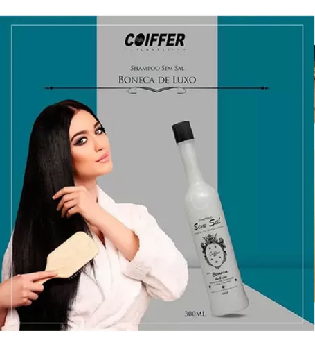 Shampoo Coiffer Boneca De Luxo Sem Sal Coiffer 300ml