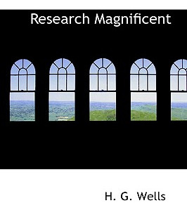 Libro Research Magnificent - Wells, H. G.