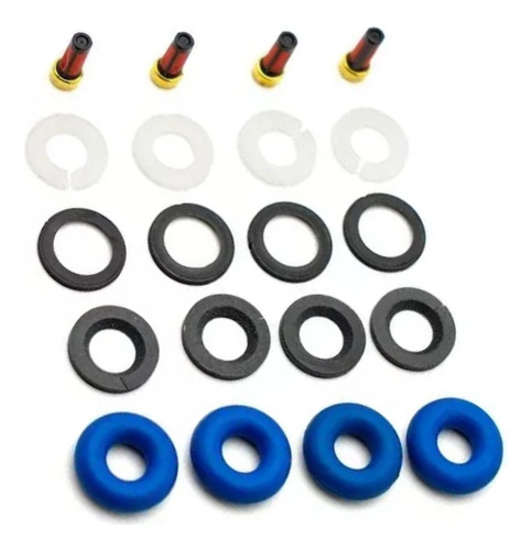 4 Kits Empaques Filtro Oring Inyector Cx7 Mazda 3 Turbo 2.3l
