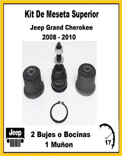 Bocinas Y Muñón Araña Jeep Grand Cherokee 2006 2010