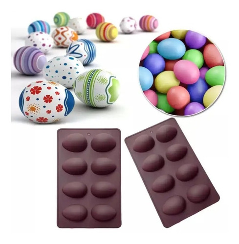 Molde Silicona Para Chocolate Huevo Pascua