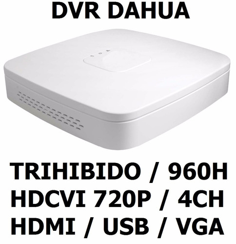 Dvr Trihíbido Dahua 720p 4ch + 1 Ip  Vga Hdmi Seguridad Cctv