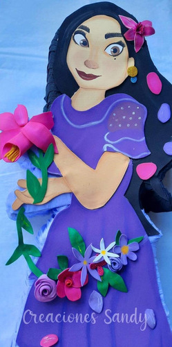 Piñata Isabela Del Encanto 75 Cm De Altura