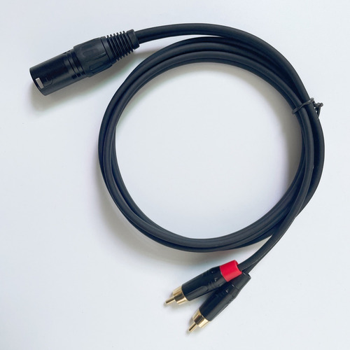 Cable De Audio Rca Macho A Hembra Xlr Para Canon Conectores