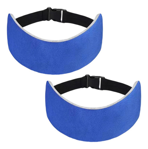 Almohada De Almohada De 2x Cuello Soporte Para La Azul