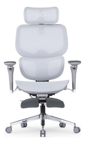 Cadeira Escritório Dt3 Office Ergonomie Ft Grey - 14436-8 Cor Cinza-claro Material Do Estofamento Mesh