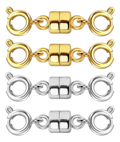 4 Piezas Cierres Magnéticos Para Collar Extensores De