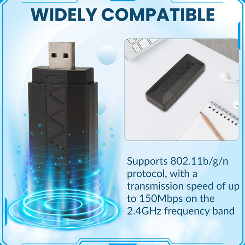 .. Adaptador Usb Wifi Inalámbrico Ar9271 2.4g/150mbps For