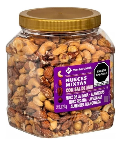 Nueces Mixtas Con Sal De Mar 1.13 Kg Members Mark