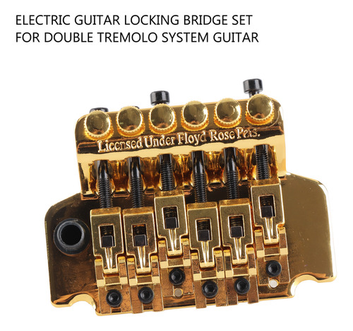 Guitarra Eléctrica Con Sistema De Doble Trémolo Bridge Locki