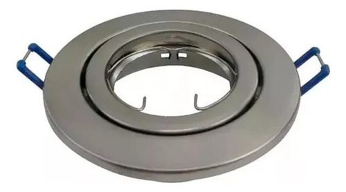 Imagen 1 de 4 de Embutido Spot Werner Gu10 Led Techo Candil Acero Ø100mm