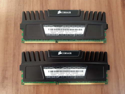 Imagem 4 de 4 de Memórias Corsair Vengeance 4x4gb Ddr3 1600mhz 1.5v 9-9-9-24