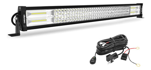 Barra De Luz Led De 30 Pulgadas, Doble Fila Blanca Pura...