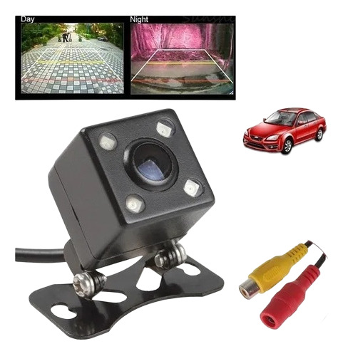 Camara Auto Retroceso Visión Nocturna 4 Led Ip68