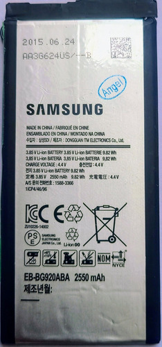 Bateria Pila Samsung Galaxy S6 S6 Edge G925 2550 Mah