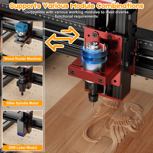 Máquina De Corte Y Grabado Láser Twotrees Ttc 450 Pro Cnc