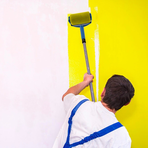 Imagen 9 de 9 de Kit Rodillo Brocha Para Pintar Rellenable Roller