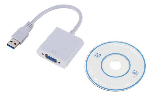 Adaptador Usb 3.0 Para Vga Para Conexão De Pc/projetor