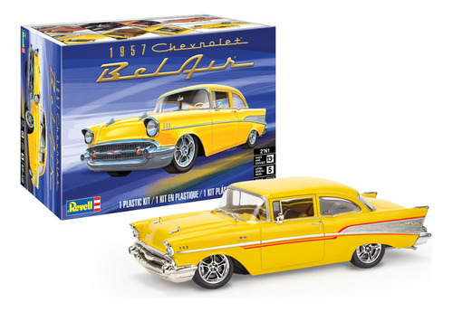 Revell 14551 '57 Chevy Bel Air Two Door Sedan 2'n1 Escala 1: