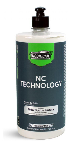 Massa De Polir Nc Technology 1 Kg Nobrecar