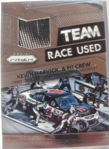 Kevin Harvick Swatch Racing Card #124