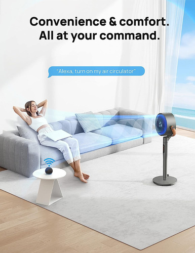 Dreo Ventilador Smart Wifi Pedestal Dr-haf003s Control X Voz