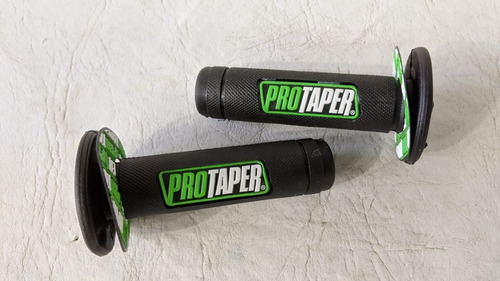 Puños Manoplas Pro Taper Negro/ Verde Calidad Premium