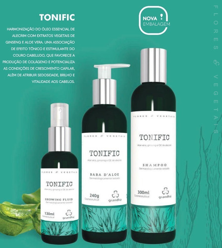 Combo Grandha Tonific Shampoo Baba Daloe Vera Growing Fluid