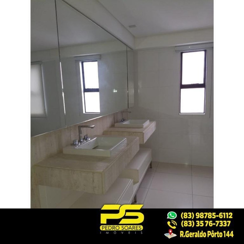 Imagem 8 de 21 de Cobertura Com 3 Dormitórios À Venda, 440 M² Por R$ 2.600.000 - Cabo Branco - João Pessoa/pb - Co0020