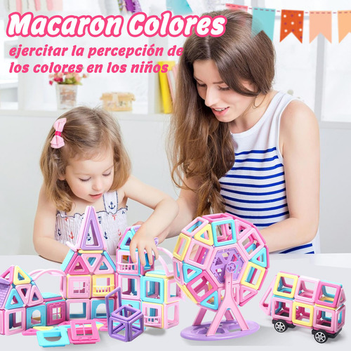 Juego De Bloques Magnéticos Educativos Niños Regalo 40pcs