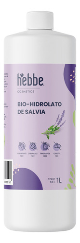 Bio Hidrolato De Salvia 100% Natural 1 Litro