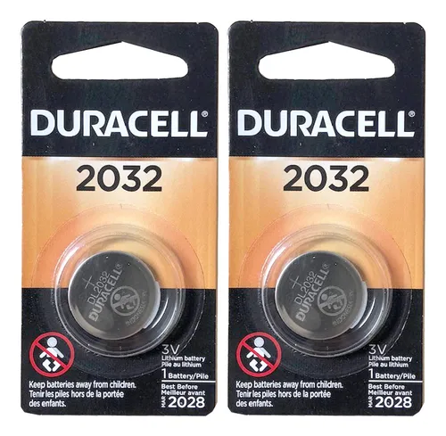 Batería Tipo Moneda Duracell Dl2032, 3 V, Litio, 200 Mah