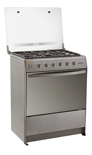 Imagen 4 de 4 de Cocina 5 Quemadores A Gas Asador Giratorio Horno Grill Innov