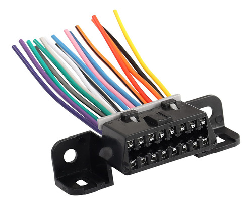 Conector Hembra Obd2 Tablero Con Salida De Cable 30cms