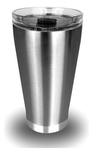 Copo Térmico Inox P/ Cerveja 700ml Conserva 26h A Bebida Mor Cor Prateado