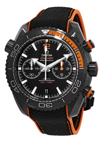 Reloj Omega Seamaster Calendario Cronógrafo Negro Negro (Reacondicionado)