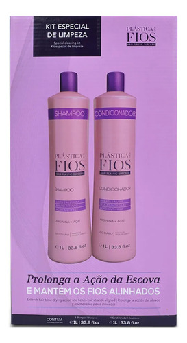 Kit Cadiveu Plástica Dos Fios Shampoo E Condicionador 1l