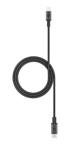 Imagen 6 de 8 de Cable Mophie Lightning Usb C iPhone 13 Mini/ 12 Mini *1m Blk