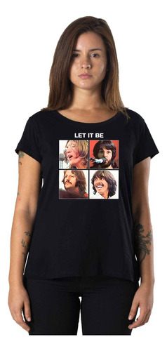 Remeras Mujer The Beatles Let It Be Rock |de Hoy No Pasa| 3