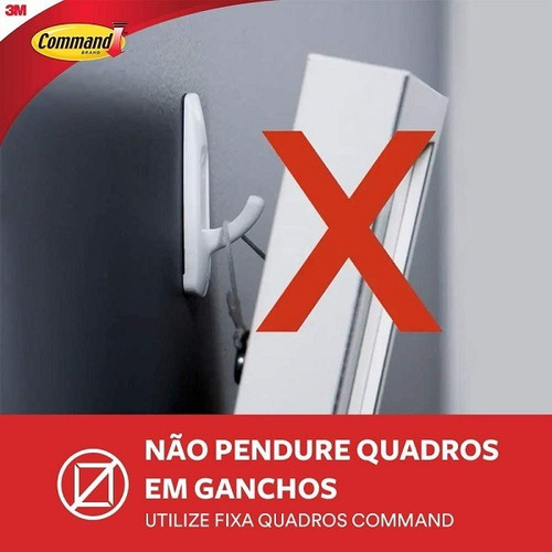 Gancho Adesivo Para Utensílios 3m Command Branco Mini