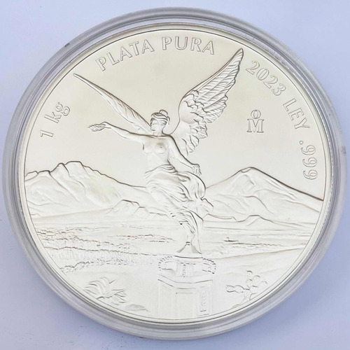 1 Kg Libertad 2023 Plata Pura Ley 0.999