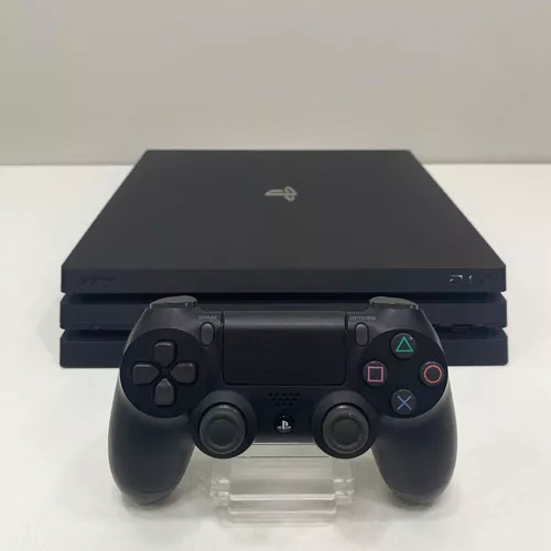 Sony Playstation 4 Ps4 Slim Pro Hd 1 Tera + Ea Fc Fifa 25 + God Raganarok + Gta 5 + Mkt 11 + Resident Evil 4 + Red Dead 2 + Gran Turismo 7 (usado) Preto (Usado)