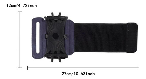 Running Phone Armband A Prueba De Sudor Se Azul 27x12cm