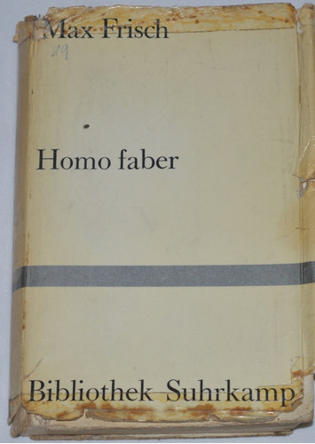 Homo Faber - Max Frisch  (aleman)   A07