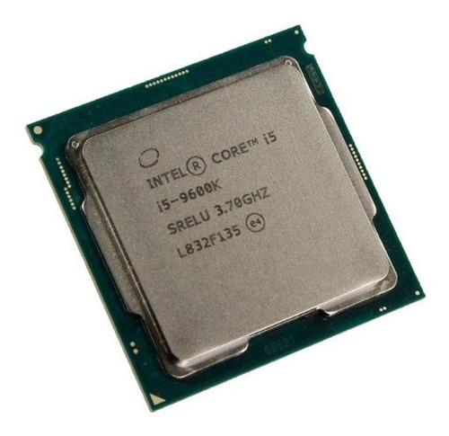 Procesador gamer Intel Core i5-9600K CM8068403874404  de 6 núcleos y  4.6GHz de frecuencia con gráfica integrada
