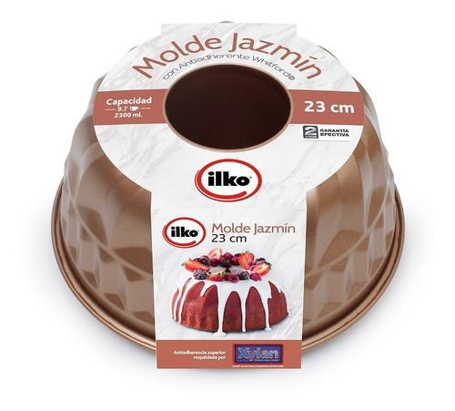 Imagen 2 de 3 de Molde De Repostería Jazmín Ilko 23 Cm Antiadherente