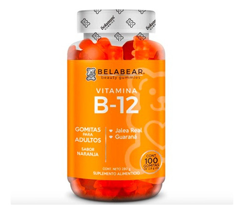 Solanum Belabear Vit B12 + Jalea Real Guaraná 100gomitas Sfn