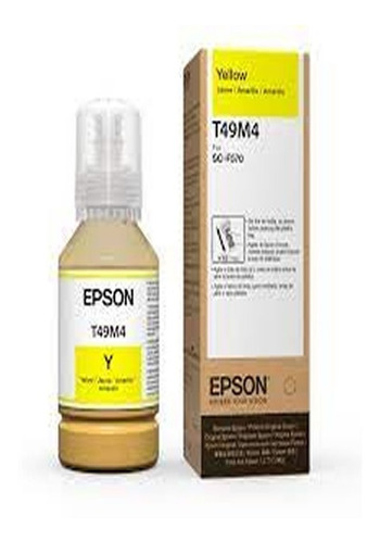 Tinta De Sublimación Epson Original Yellow T49m4 140ml