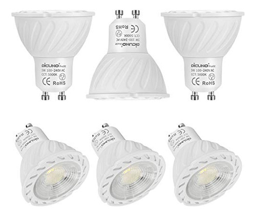 Bombilla Led Gu10 Con Protección Ocular Dicuno Prooe, Alto B